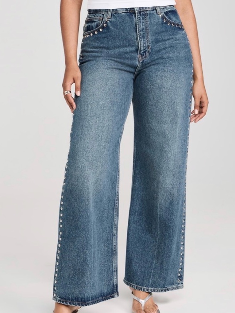 Reformation Cary High Rise Slouchy Wide Leg Jeans